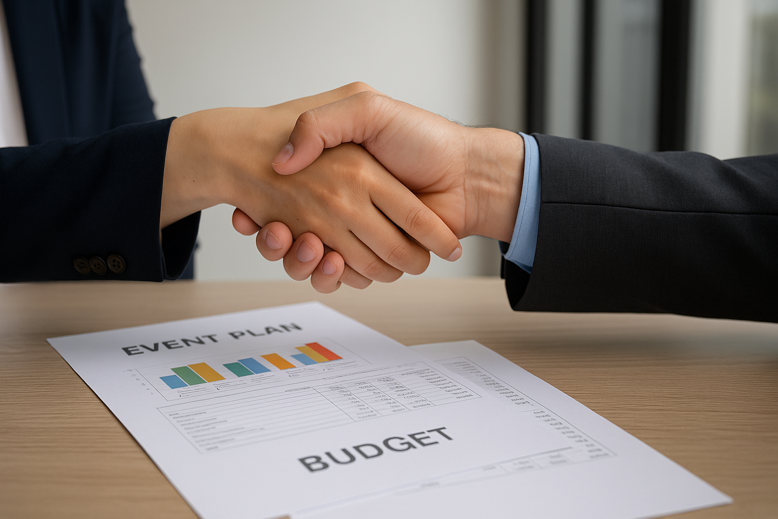 Executive Handshake on Event Agency Hiring